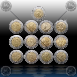 MEHIKA 13 x 5 Pesos 2008 ( VSI RAZLIČNI)
